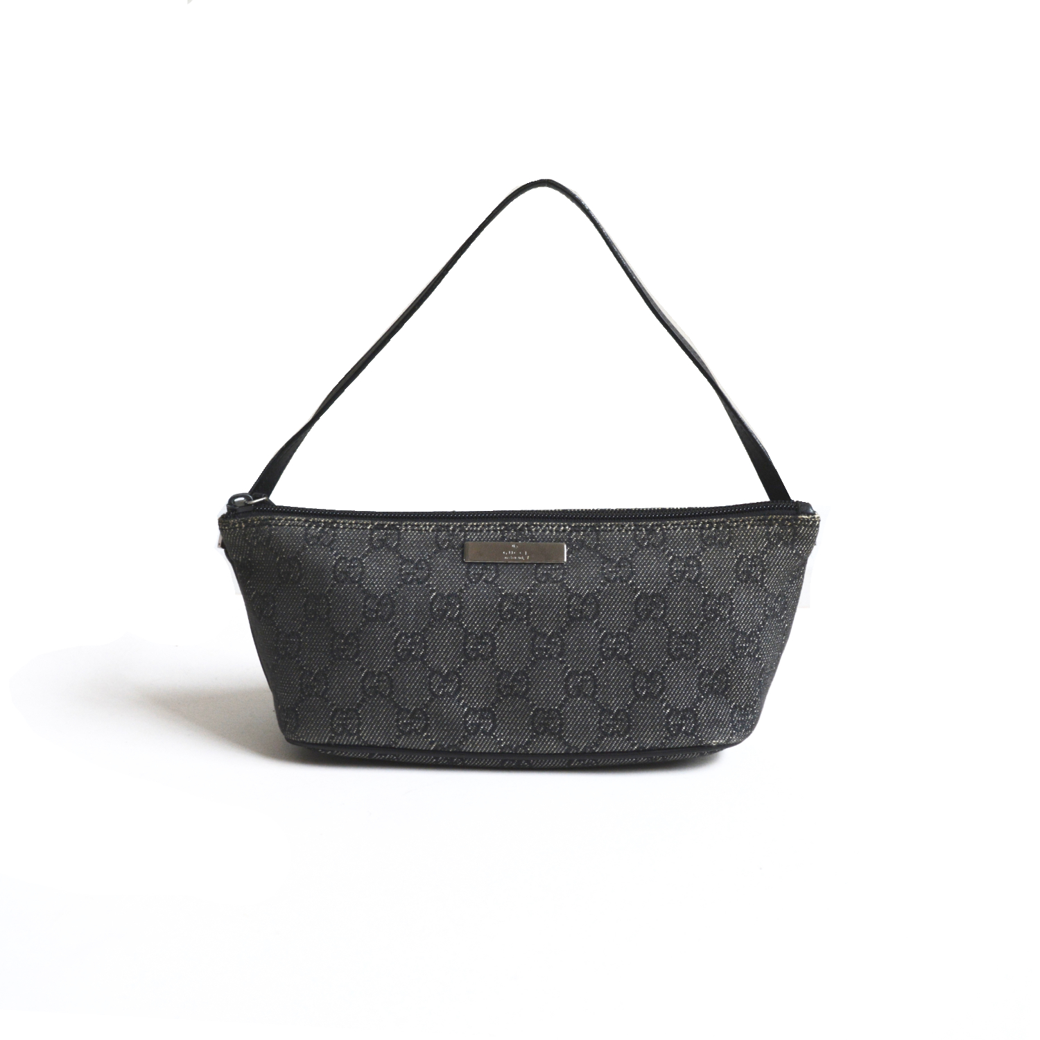 gucci black baguette bag