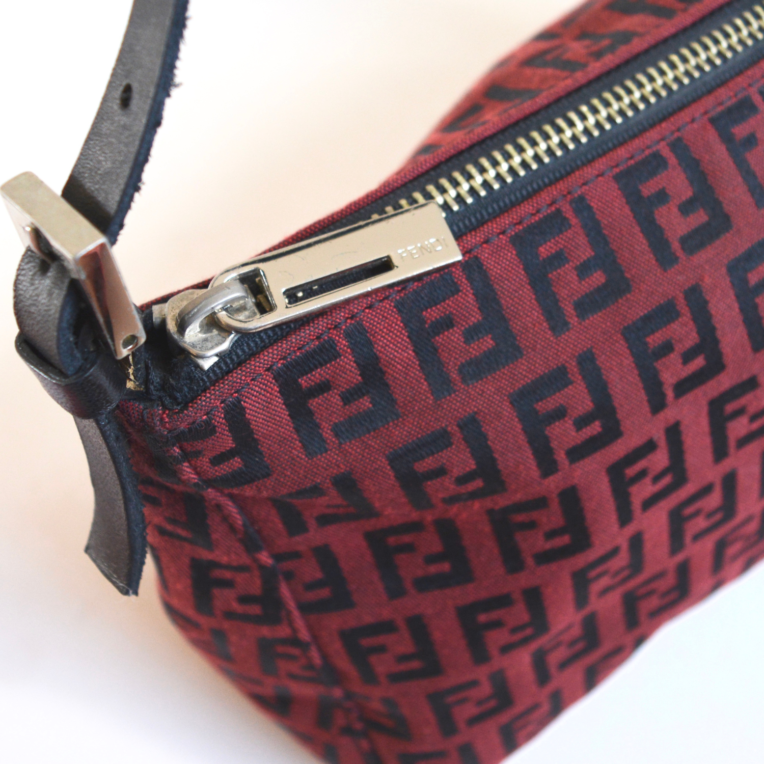 fendi black and red bag