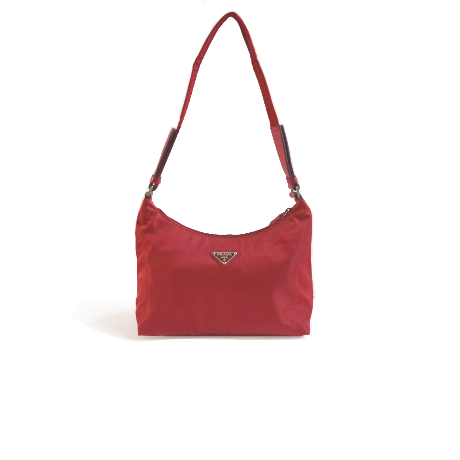 red prada nylon crossbody bag