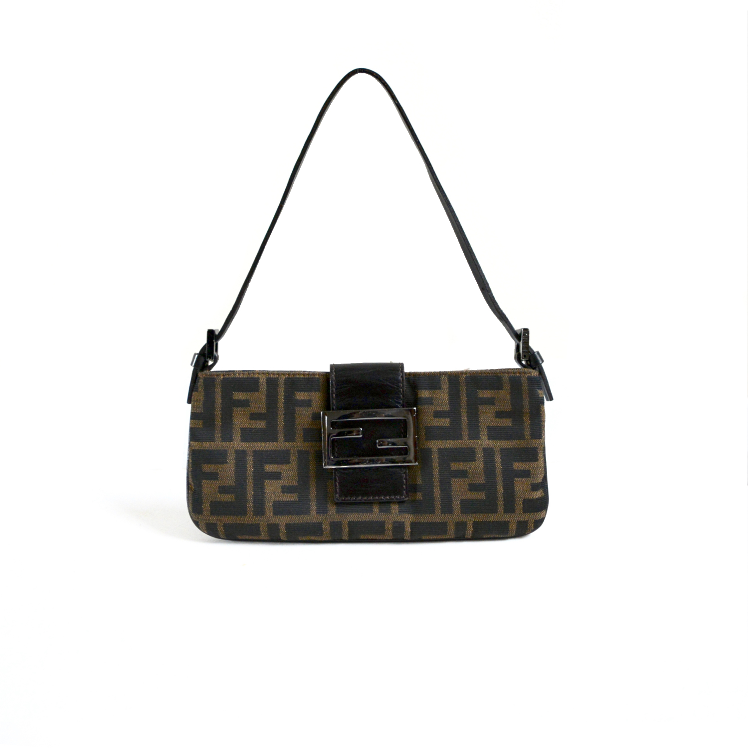 fendi zucca mini baguette