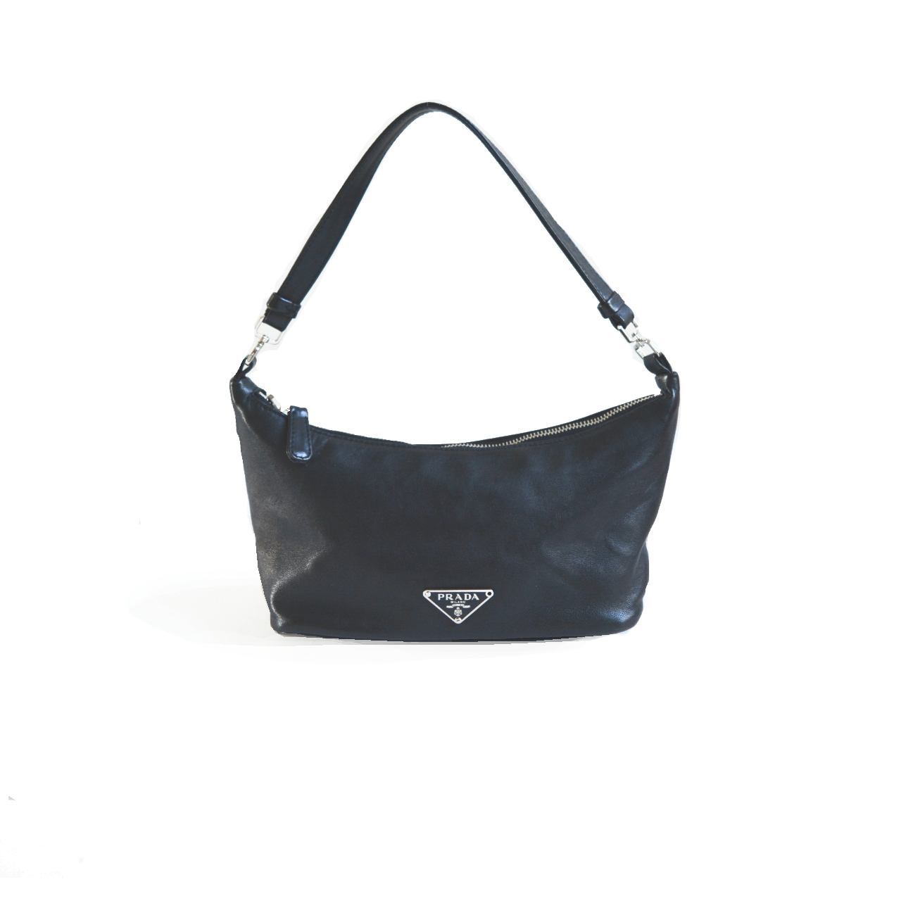 prada baguette bag black