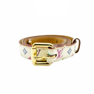 Vintage Louis Vuitton Monogram Mutlicolour Belt | NITRYL