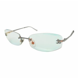 Vintage Chanel Rimless Iridescent Sunglasses | NITRYL