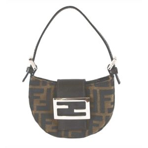 Vintage Fendi Zucca Mini Croissant Bag | NITRYL