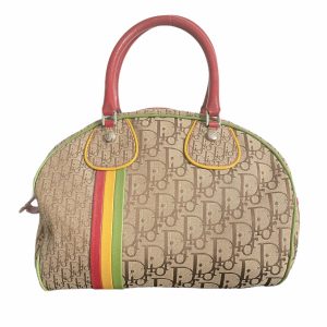 Vintage Dior Monogram Rasta Bowling Bag | NITRYL