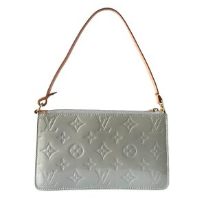 Vintage Louis Vuitton Vernis Pochette Mini Bag in Grey | NITRYL