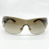 Chanel Rimless Visor Sunglasses in Brown and Gold - Image 2