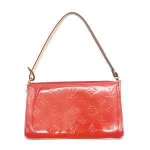 Vintage Louis Vuitton Vernis Pochette Mini Shoulder Bag in Red | NITRYL