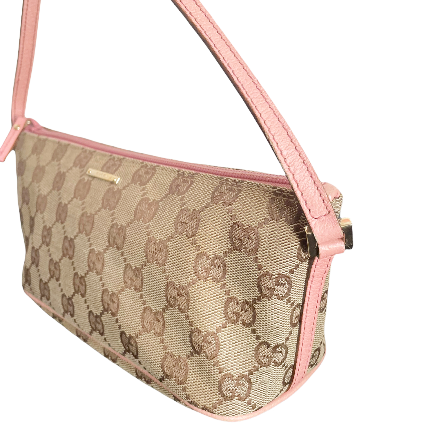 Gucci Monogram Mini Baguette Bag in Brown – Nitryl