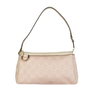 Vintage Gucci Monogram Mini Shoulder Bag in Baby Pink | NITRYL