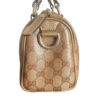 Gucci Monogram Mini Boston Bag in Gold - Image 3