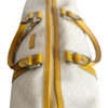 Gucci Monogram Boston Bag in Yellow and White/Cream - Image 4