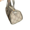 Gucci Monogram Micro Mini Boston Bag in Brown and Metallic - Image 6