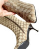 Gucci Monogram Boots in Beige Size 4 - Image 5