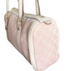 Gucci Monogram Boston Shoulder Bag in Baby Pink and White - Image 4