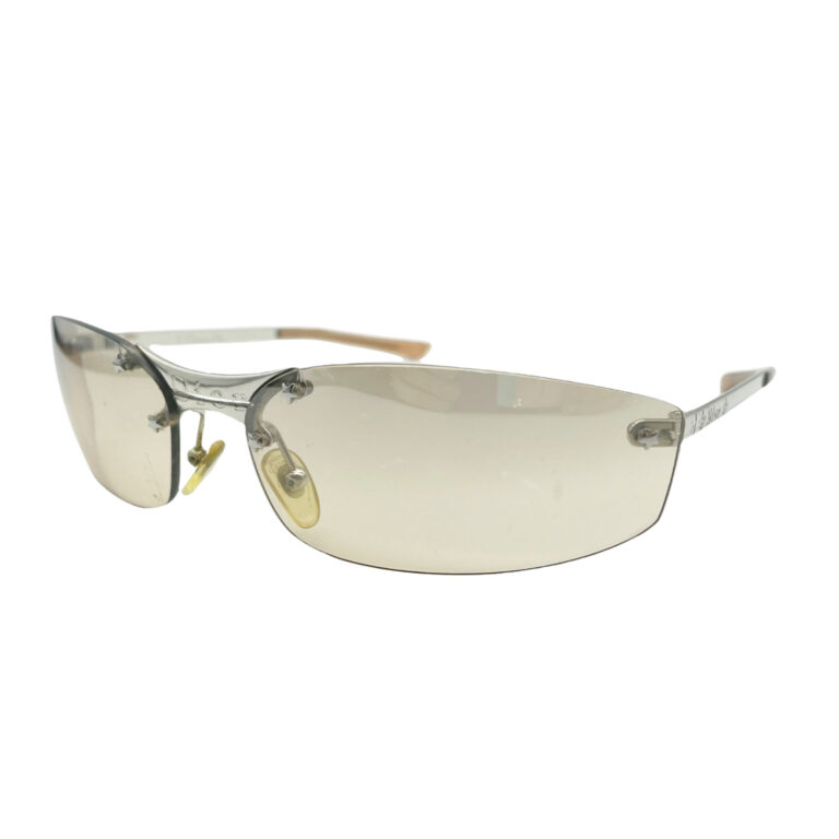 Vintage Dior Rimless Star Sunglasses in Nude | NITRYL