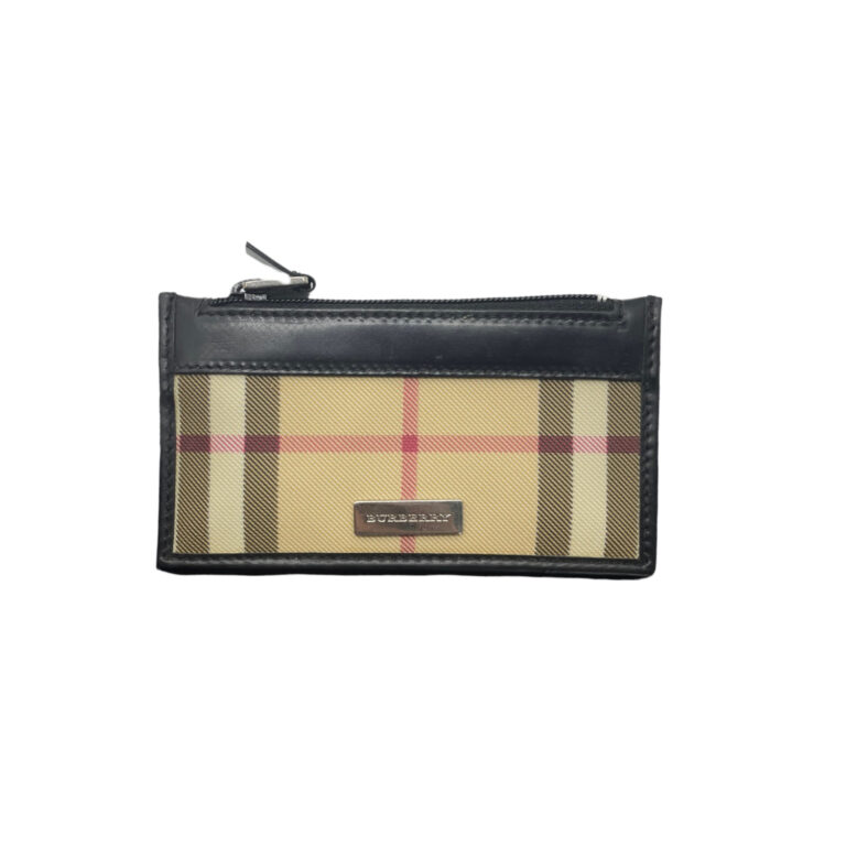 Vintage Burberry Nova Check Coin Purse / Card Holder | NITRYL