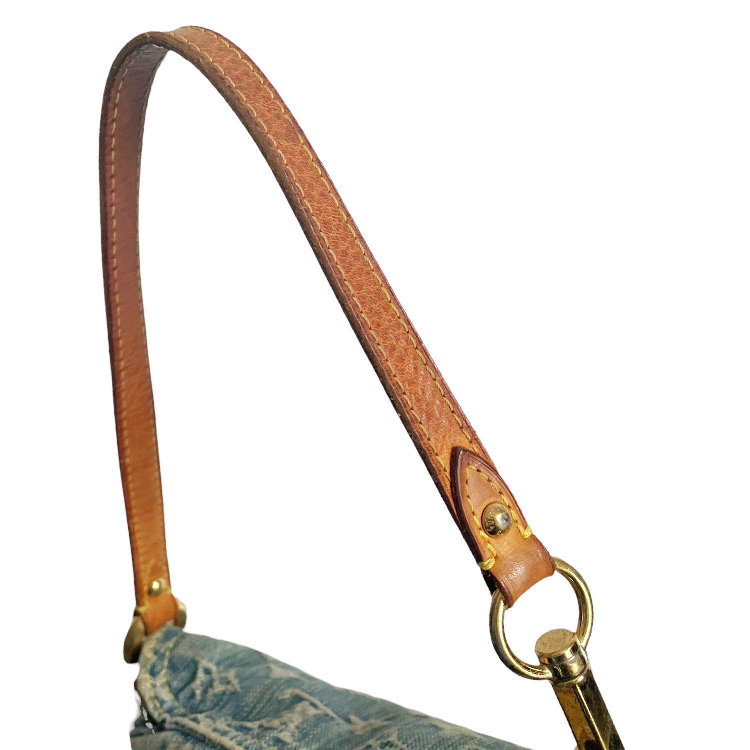 LOUIS VUITTON Monogram Denim Pleaty Hand Bag Blue M95020 LV Auth bs1925  ref.648624 - Joli Closet