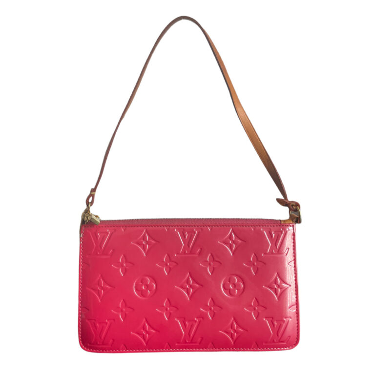 Vintage Louis Vuitton Vernis Pochette Mini Shoulder Bag in Pink | NITRYL