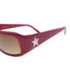 Prada Chunky Star Sunglasses in Red / Silver - Image 2