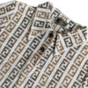 Fendi Monogram Terrycloth Polo Shirt Size S - Image 3