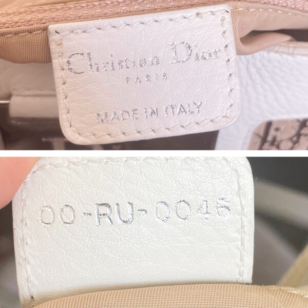 Dior Monogram Shoulder Bag in Beige / White - Image 8