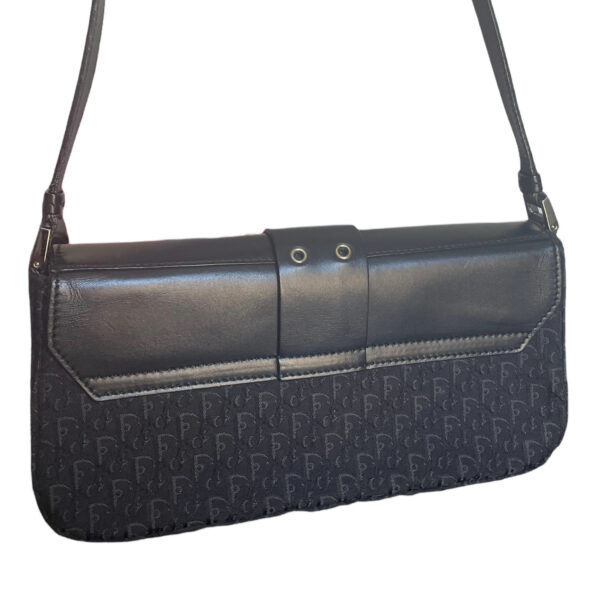 Dior Monogram Columbus Shoulder Baguette Bag in Black - Image 3