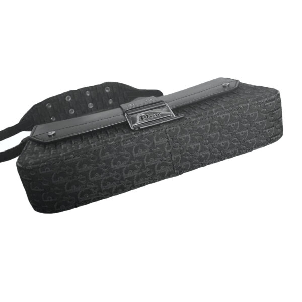 Dior Monogram Columbus Shoulder Baguette Bag in Black - Image 4
