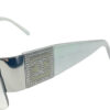Chanel Diamante Rimless Sunglasses in Holographic Silver - Image 3