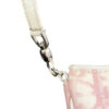Dior Monogram Mini Saddle Bag in Baby Pink / White - Image 5