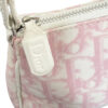 Dior Monogram Mini Saddle Bag in Baby Pink / White - Image 7