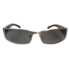 Prada Flower Logo Sunglasses in Brown / Silver - Image 2