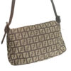 Fendi Monogram Mini Mama Baguette Shoulder Bag in Brown - Image 3
