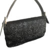 Fendi Beaded Baguette Shoulder Bag in Black - Image 3