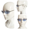 Chanel Rimless Tinted Sunglasses in Blue - Image 3