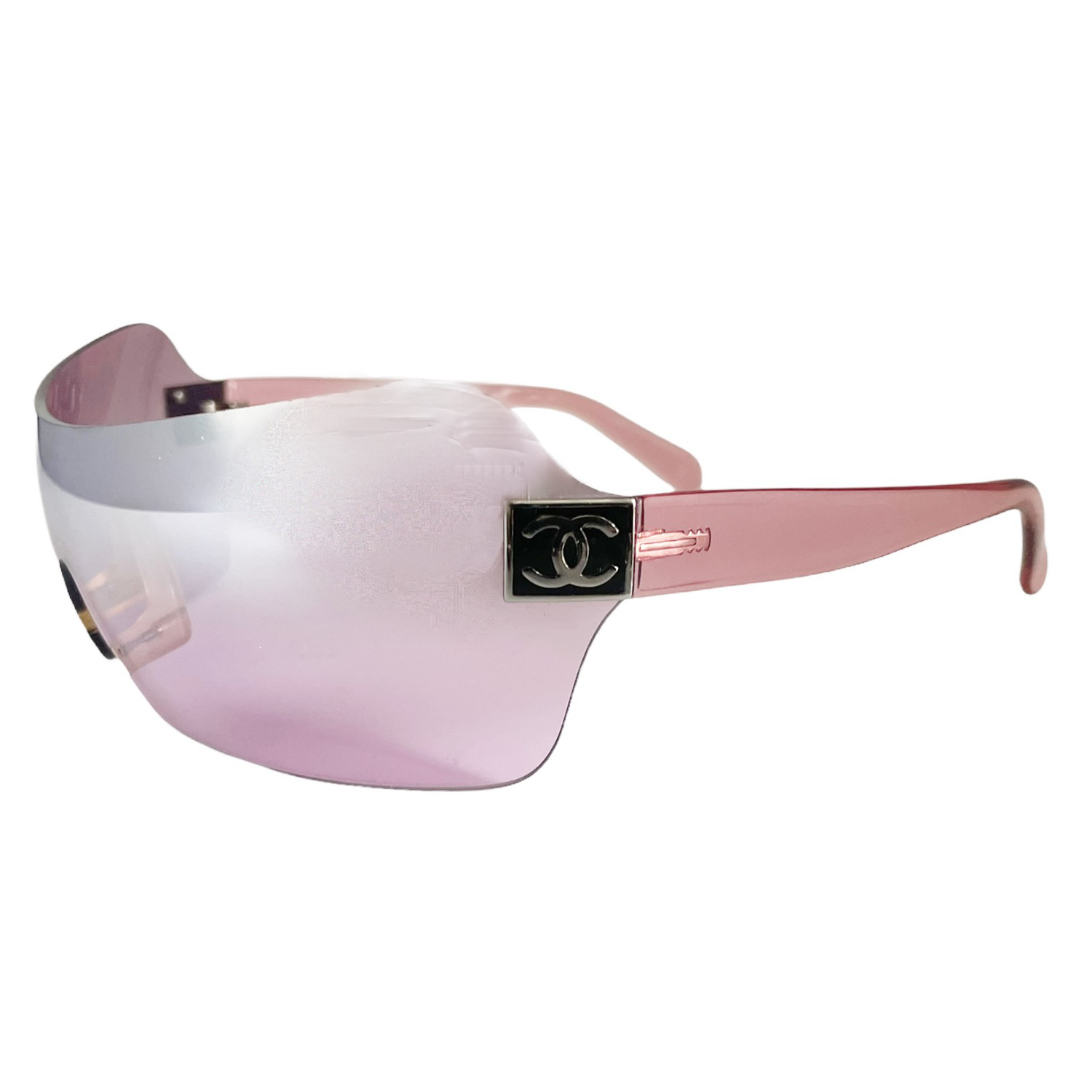 Oversized sunglasses Chanel Brown in Plastic  31378047