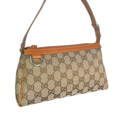 Gucci Monogram Mini Pochette Shoulder Bag in Beige / Tan – Nitryl