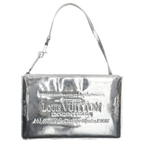 Vintage Louis Vuitton Mirror Mini Shoulder Bag in Silver | NITRYL