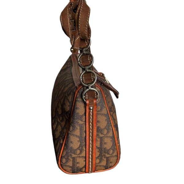 Dior Monogram Heart Bag in Brown - Image 3