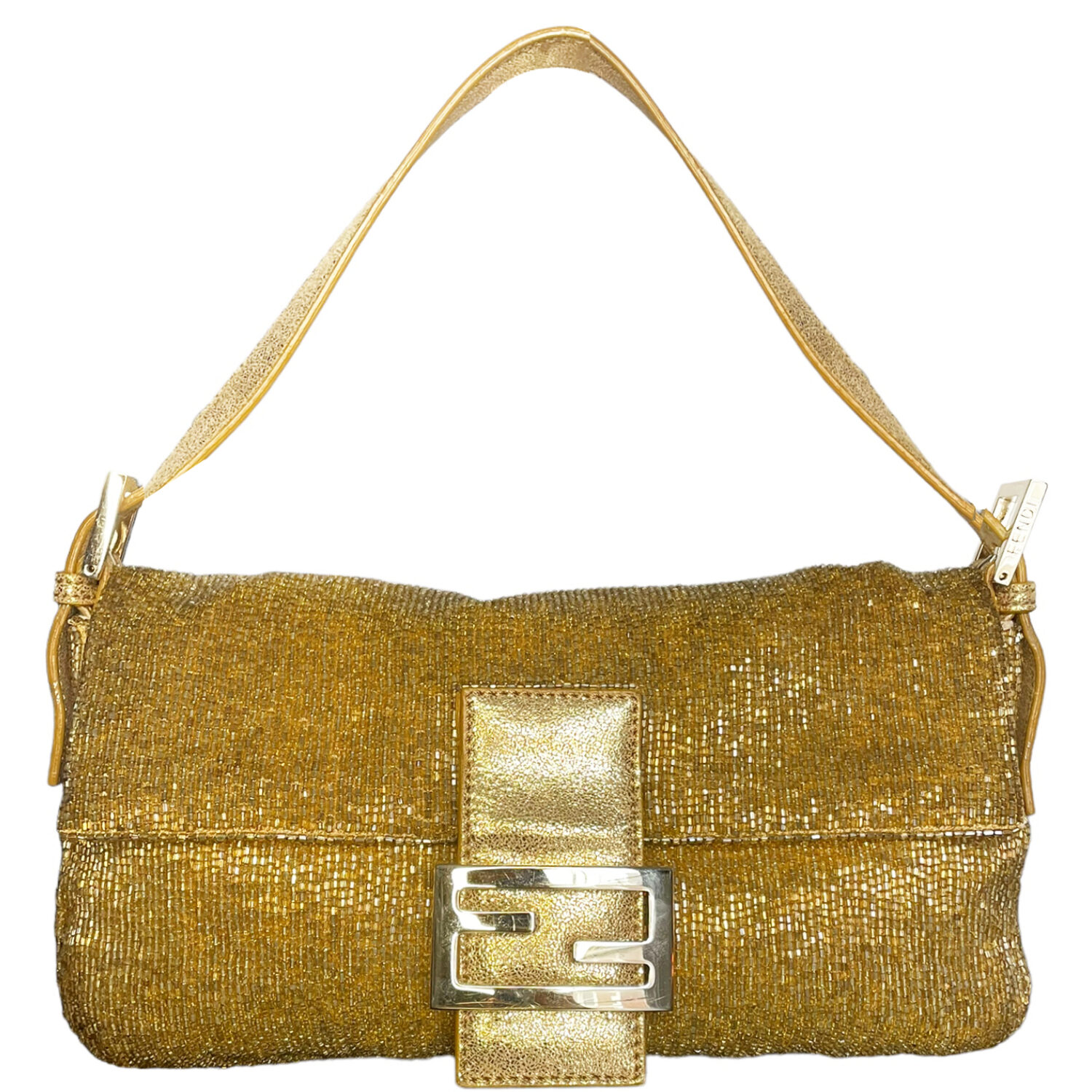 Fendi discount gold baguette