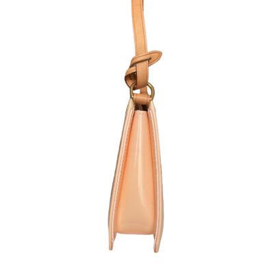 Louis Vuitton Vernis Monogram Metallic Rose Gold Mini Pochette