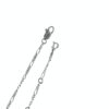 Dior Cursive Logo Necklace in Silver - Image 2