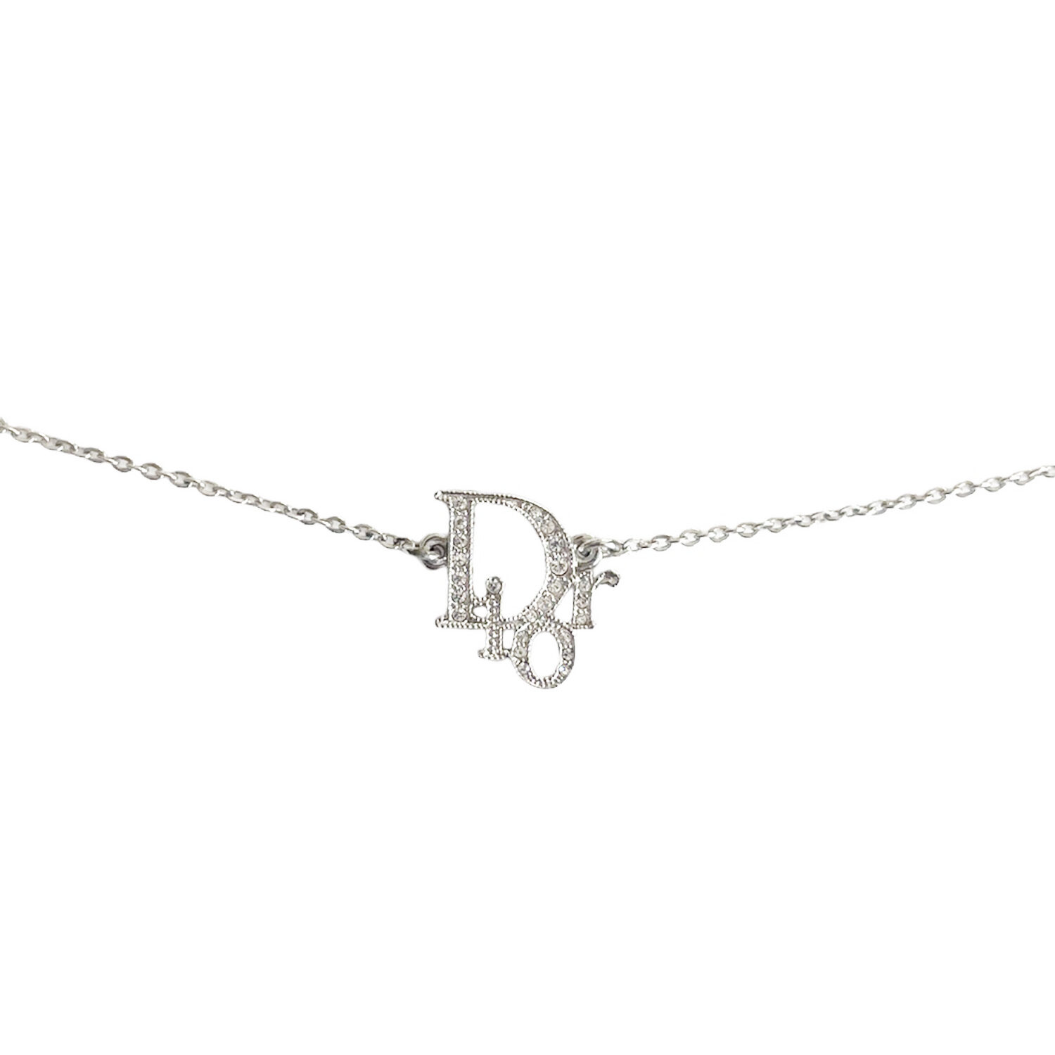 Dior logo discount necklace