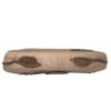 Fendi Floral Wool Shoulder Baguette Bag in Brown with Ponyskin-style Calfskin Detailing - Image 4