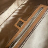 Fendi Floral Wool Shoulder Baguette Bag in Brown with Ponyskin-style Calfskin Detailing - Image 5