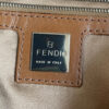 Fendi Floral Wool Shoulder Baguette Bag in Brown with Ponyskin-style Calfskin Detailing - Image 6