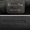 Dior Leather Shoulder Bag in Black with Silver Spellout Strap - Image 6
