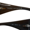 Chanel Logo Wraparound Ski Sunglasses in Brown / Gold - Image 4