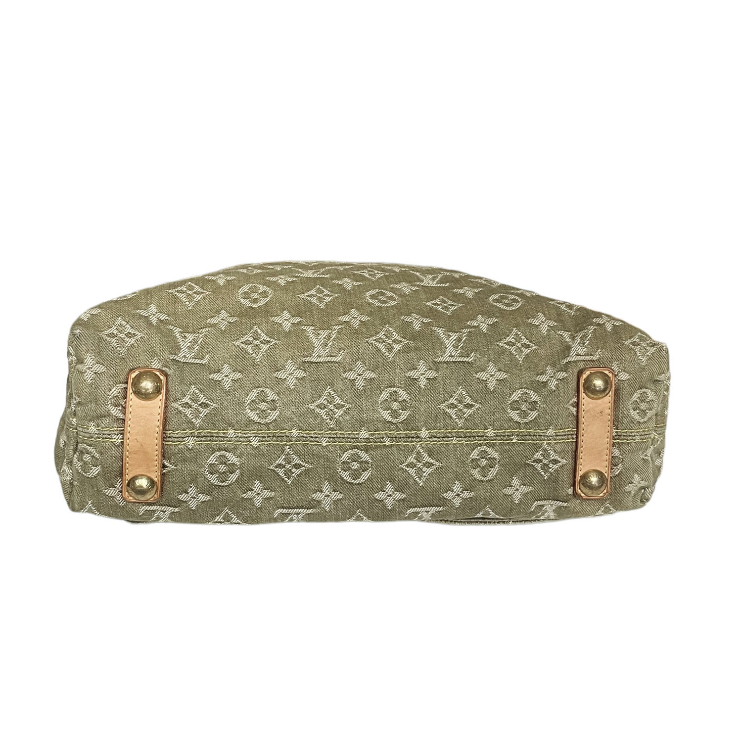 Baggy handbag Louis Vuitton Green in Denim - Jeans - 31919335