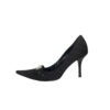 Dior Monogram Logo Heels in Black / Silver UK 6 - Image 4